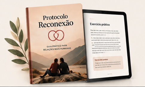 Livro e tablet do Protocolo Reconexão